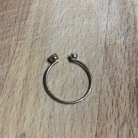 Two Jewelled Ring - Size 8 - Picture 3 of 4